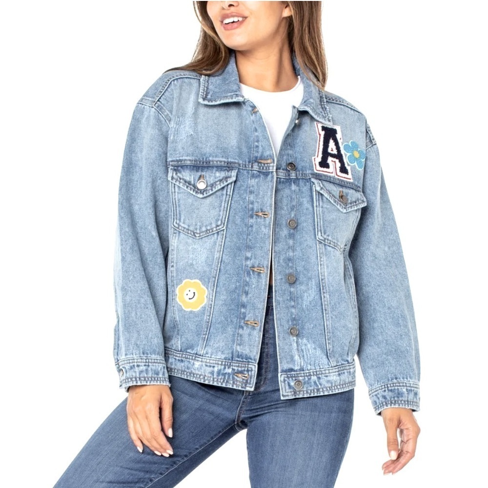 Celebrity Pink Denim Jacket Size Large NWT